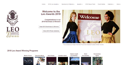 Desktop Screenshot of leoawards.com